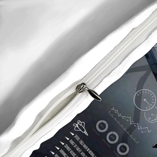 Housse de couette avion haut de gamme en microfibre parure de lit lit simple