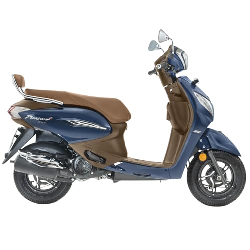 Image of Hero MotoCorp Pleasure+ XTEC 110 ZX Disc Brake OBD2B PEARL BLUE Booking for Ex-Showroom Price