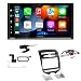 Produktbild Kenwood DMX7722DABS 2-DIN Autoradio kompatibel mit WiFi Apple CarPlay Android Auto Bluetooth DAB+ USB passend für Hyundai IX20 ab 2010 schwarz matt