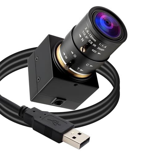 Caméra USB 5MP IMX335 30 FPS Avec Objectif Fisheye M12 - Webcam Pour Impression 3D, Gravure Laser, Surveillance, Vision Industrielle