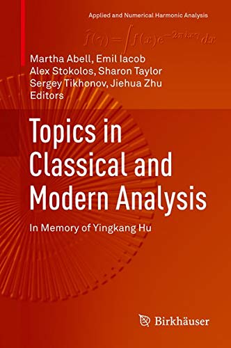 Buy Topics in Classical and Modern Analysis — BookShops.in