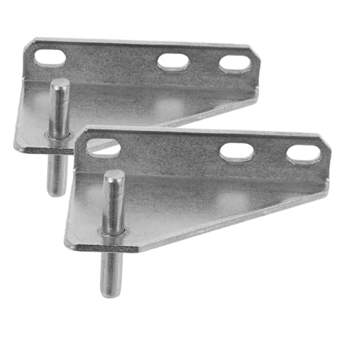 NUOBESTY 2 piezas Bisagras para Puertas de Frigorífico de Acero Inoxidable Unidades Recambio Resistente para Refrigeradores y Congeladores Instalación Fácil y Funcionamiento Suave