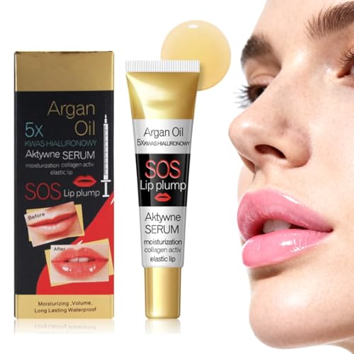 Lip Plumper Extreme Gloss Hydrating Moisturizing Oil for Fuller Lips, Lips Enhancer Instant Hydrating & Volumizing Plumper Gloss, Lip Care Reduce Fine Lines Serum Essence Lips Enhancer