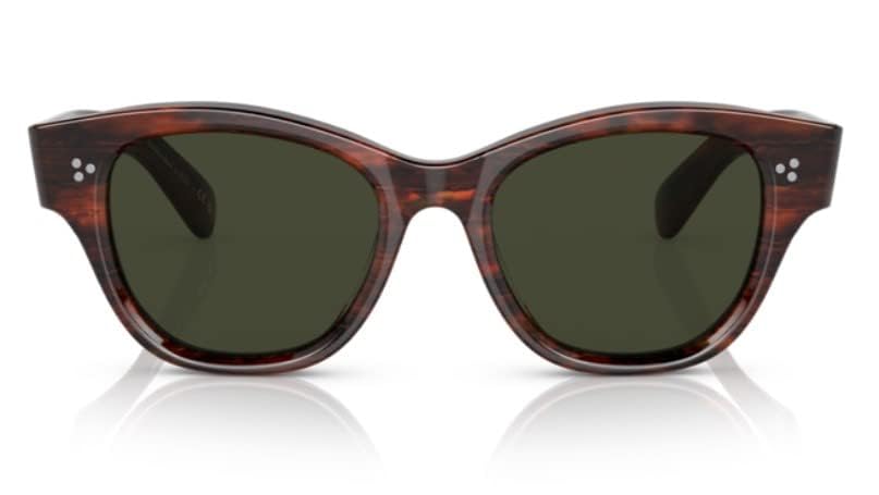 Oliver Peoples 0OV5490SU Eadie 1725P1 Vintage Red Tortoise/Green Polarized Unisex Sunglasses2