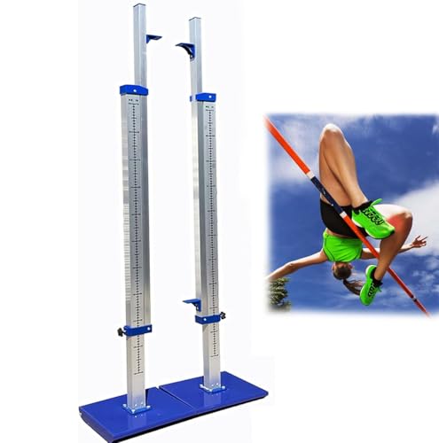 LjlXanthiper Pértiga Móvil para Salto De Altura,Soportes Portátiles para Salto De Altura,Medidas De 30-230 Cm Pulgadas,para Entrenamiento De Pista Y Campo En Escuelas Y Atletismo Profesional