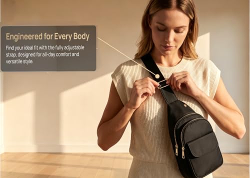 Image of YAZEKOUS Small Sling Bag Casual Crossbody Sling Backpack for Women Men, Trendy Cross Body Daypack Backpack