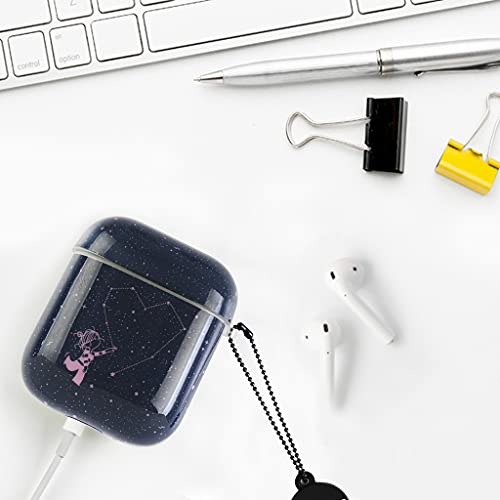 Slim TPU glossy case with La Volátil Stars design for Apple Airpods. Compatible with Airpods 1 & 2, Medio - Image 2