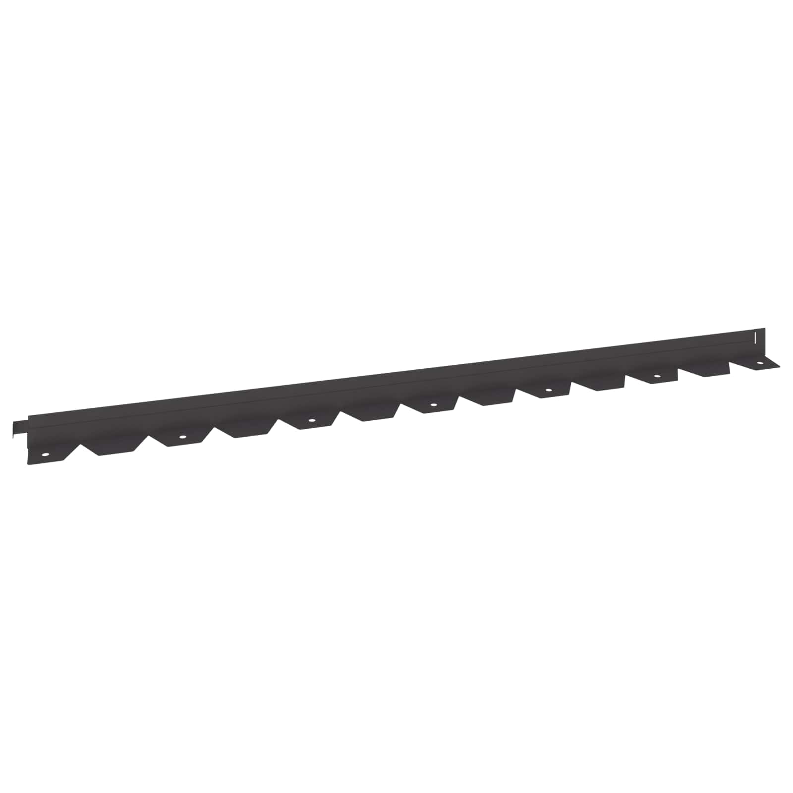 Krawędź trawnika 30 szt. Stal czarna 102x4x4 cm | Wytrzymała powłoka proszkowa, elastyczna konstrukcja krzywych, nowoczesny minimalistyczny wygląd, łatwy montaż