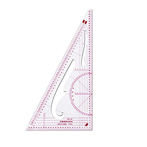 yeacher 5 PCS Régua Métrica Francesa Roupas Régua da Moda Réguas de Graduação em Forma de Curva Ferramentas de Costura para Costurar Projeto de Padrão de Costura DIY Roupas Molde de Desenho Dobrável - Imagem 5