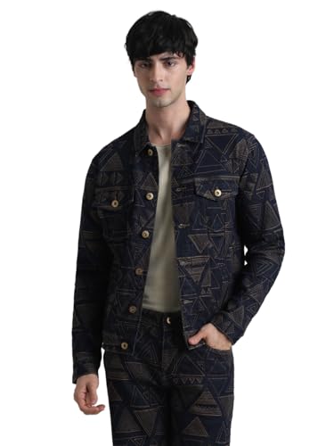 Image of JACK & JONES Men's Cotton Blend Standard Length A-Line Coat