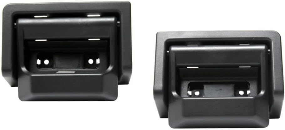 For Ford F-150 2004 05 06 07 2008 Interior Door Handle Driver and Passenger Side | Pair | Rear | Black | Super Cab | All Submodels | Replacement For FO1552114, FO1553114 | 8L3Z1822601AA, 8L3Z1822600AA
