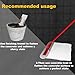 Concrete Tools, 48’’×12’’ Bull Float with Trowel, Stainless teel Concrete Float, Adjustable Bracket Concrete Finishing Tools with 4 Float Handle for Professional Concrete Finishing