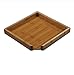 Puer Tea Box Pallet - Pu-erh Cake Essential Tool Pu'er Tea Cake Brick Breaking Tray Bamboo Case - Eco-Friendly Tea Set Square Pu'er Tea Tray Handmade Tea Gifts Boxes Kung Fu tea accessories