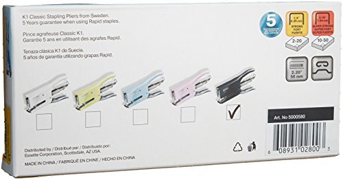 Rapid K1 Retro Classic Stapling Pliers, Black (5000580) #TOP4