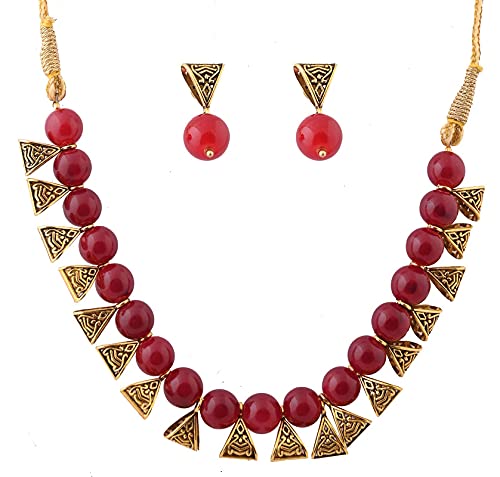 Buy Tryna pearl necklace set jewellery 