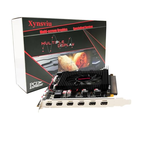 GPU Radeon R7 350 de 2 GB para solucionar la falta de espacio visual con 6 pantallas HDMI 6