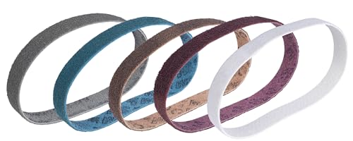 Non-Woven Schleifvliesband 40 × 760 mm – Super Fine (Korn 800, Grün) – für Rohrbandschleifer – 5 Stück