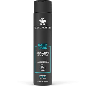 TRENDSTARTER - DAILY CARE - HYDRATING SHAMPOO 10.14 Fl.Oz - Made with Aloe, Vitamin A, Vitamin C, and Vitamin E for Healthy Hair and Healthy Scalp - Launched 2024