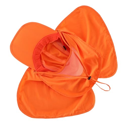 Image of Connectyle Men's Foldable Baseball Sun Cap with Removable Face Mask Neck Flap Cover UPF 50+ Sun Protection Fishing Hiking Hat