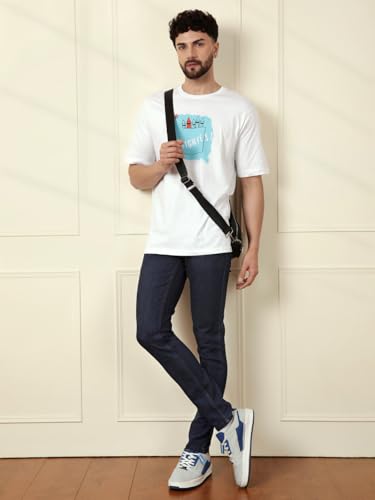 Image of WROGN Men's Cotton Stretch Jeans | Slim Tapered Fit