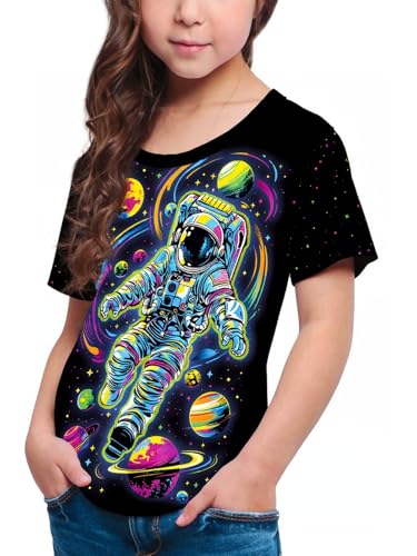 Image of Frogwill Boys Girls Shirts 3D Graphic T-Shirt Neon Clothes Short Sleeve Animal Print Tee 5-13 Years