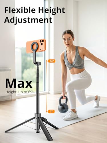 69" Magnetic Phone Tripod for iPhone w/Remote Control UPT-01M $ 15.50 - image 2