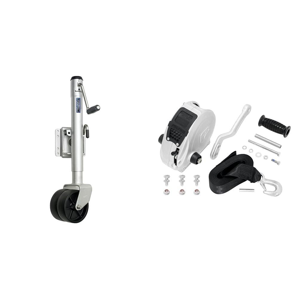 Fulton 1500 lb Swivel Trailer Tongue Jack and 1600 lb Boat Trailer