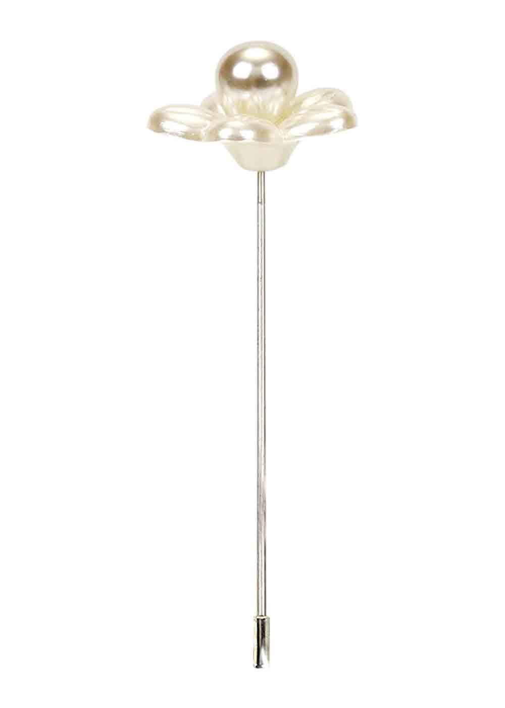 Lote de 30 Elegantes Alfileres con Capuchón "Perla Corazón y Cama de Hojas". Complementos. Joyas y Bisutería. Detalles de Bodas, Comuniones, Bautizos. CC