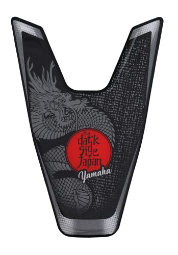 Yamaha Tank Pad for MT-15 Ver.1 & Ver.2,| The Dark Side of Japan Dragon Theme | Black & Grey (Y6AE14TKPB23)