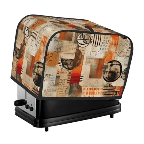 Cubierta para tostadora de periódico vintage