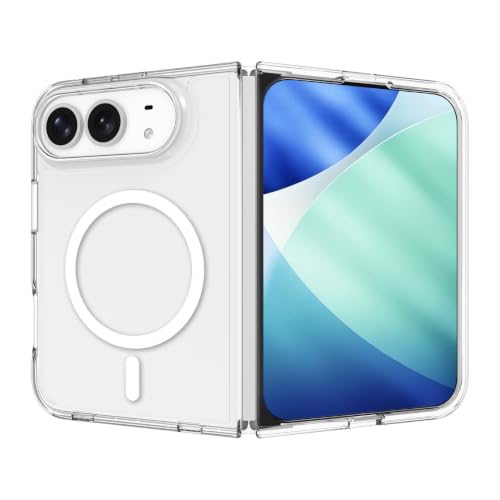 VERIVIBES Shockproof Hybrid Protective Back Cover Case for iPhone Duo Compatible with MagSafe |Scratch Resistant, Crystal Clear PC & TPU Case | 360° Full Coverage Protection Case - Transparent Bumper