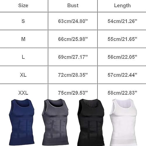 Selure Shaping Tank Men, Hides Beer Belly & Boobs, Selure Compression Shirt Tank Top, Breathable & Quick Drying2