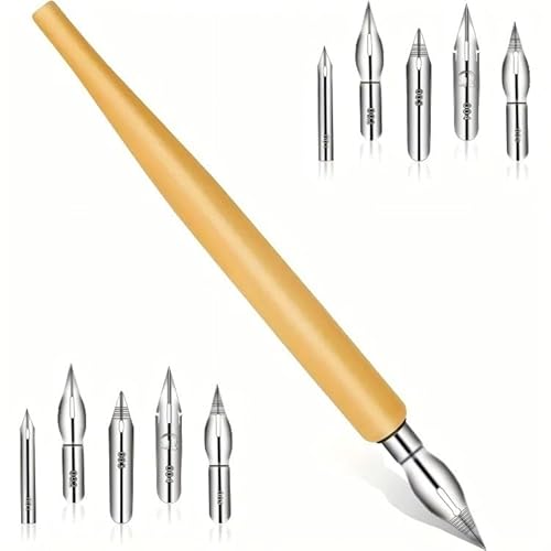 Hnswwgew Kalligraphie-Stiftset mit 11 Spitzen
