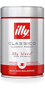 Amazon | イリー ブレンド エスプレッソ 粉 モカ ミディアム