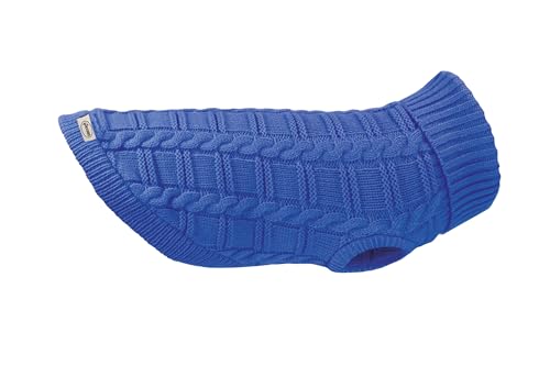 Pull pour chien Molly col roulé Record bleu taille XL