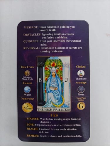 Image of Advance AI Simplified Tarot by Sukhwinder Singh | Tarot Cards Deck with Meaning Guide | Beginner Oracle Cards for Fortune Reading, Spiritual Guidance, Meditation, Self Discovery & Positive Energy