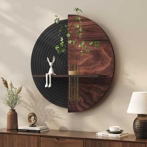 3D Textured Round Abstract Art
