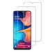 Produktbild HongMan [2 Stück] Panzerglas Folie für Samsung Galaxy A20 Schutzfolie, Displayschutzfolie Mit Frei von Fingabdrücken und Öl, 9H Härte, 0,26mm Ultra-klar, Anti-Bläschen, Anti-Kratzen