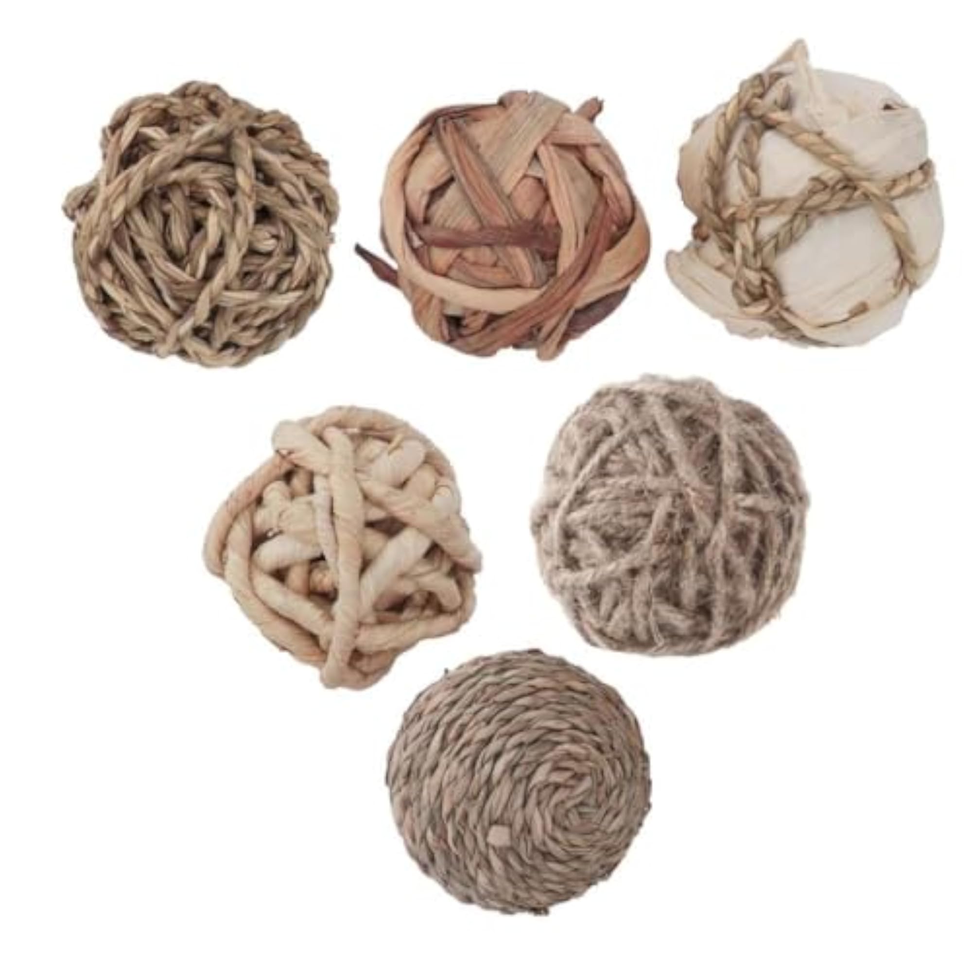 6Pcs Decorative Rattan Balls for Wedding Party Decor
