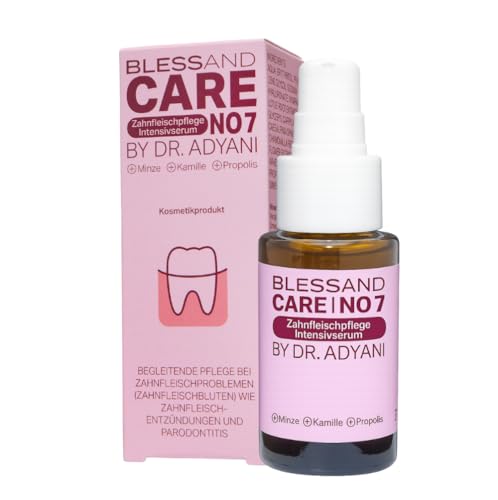 BLESSAND Zahnfleischgel Intensivserum No.7 by Dr. Adyani 30 ml Vorteilspack | Begleitende Pflege bei Zahnfleischproblemen Zahnfleischbluten Entzündungen & Parodontitis