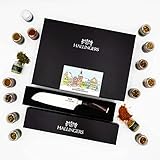 Hallingers Winterkalender & Premium Santoku - Gewürz Adventskalender, Bundel 24 Gewürze & Messer Premium (Set) - Geschenkideen Weihnachten & Geschenke Adventskalender | Neues Zuhause Chanukka Freundsc