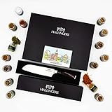 Hallingers Gewürze Adventskalender & Premium Santoku - Gewürz Adventskalender, Bundel 24 Gewürze & Messer Premium (Set) - Muttertagsgeschenk & Geschenkideen zum Vatertag | Neues Zuhause Chanukka Freun