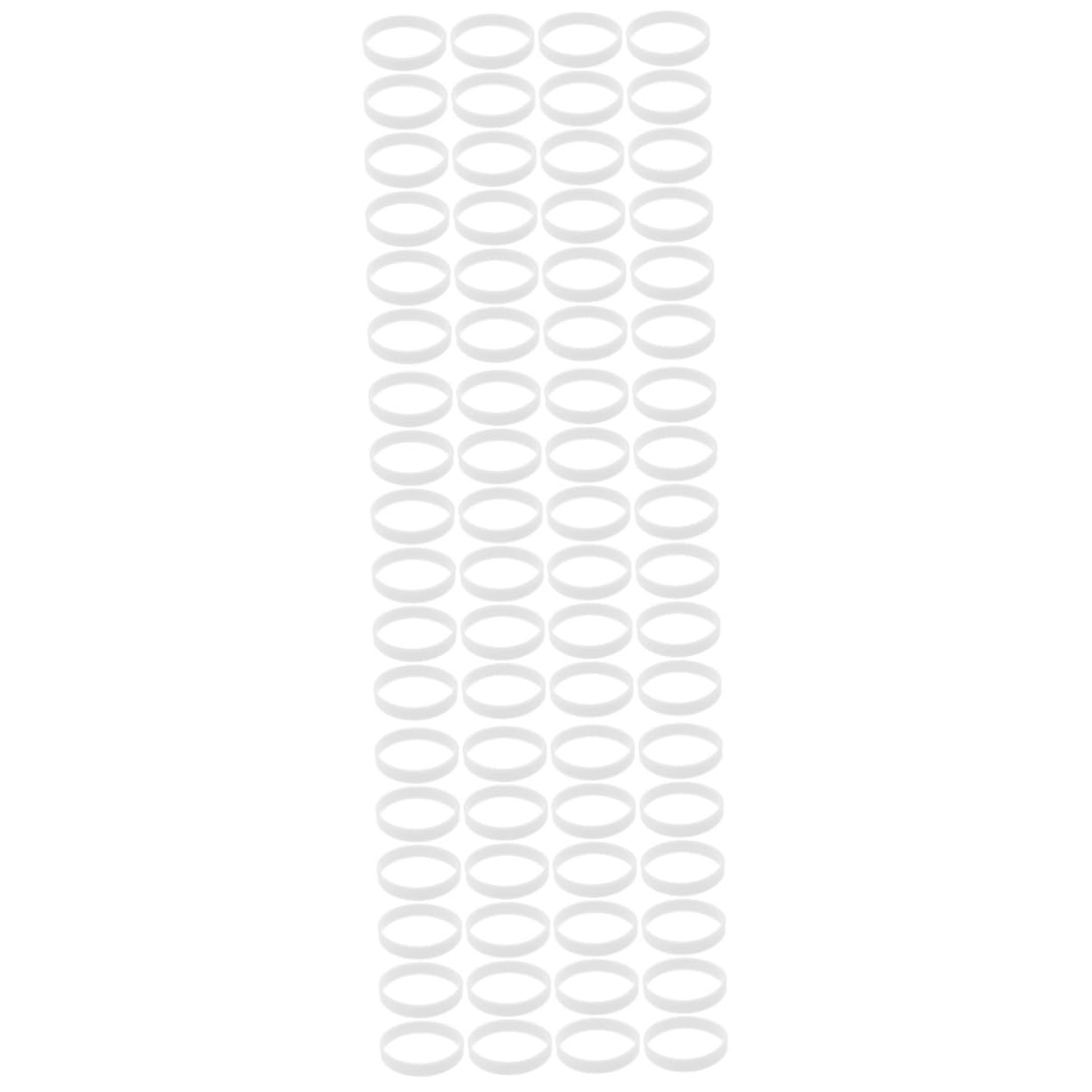 Alasum 300 pulseras luminosas de silicona luminosas a granel para muñequera, pulseras luminosas, pulseras luminosas, pulseras luminosas, pulseras luminosas, pulseras luminosas, color blanco
