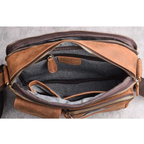 Mens Shoulder Bags Waist Packs Purses Casual Daypacks Travel Bags Genuine Leather Messenger Bags3