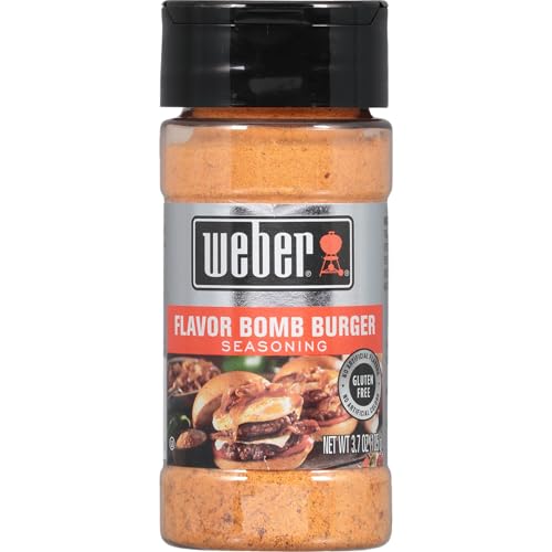 Weber Flavor Bomb Burger Seasoning, 3.7 oz