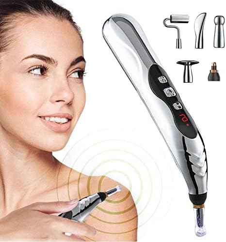 Acupuncture Pen, Electronic Pain Relief Therapy, Merídiān Energy Pulse Massage Pen, 5-in-1 USB Energy Pen, Pain Relief Tools, Gifts for Women & Men