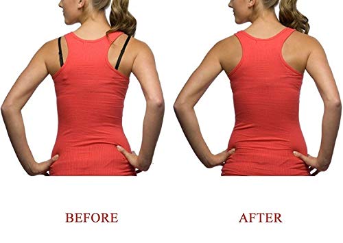 GLAMORAS® Women’s PVC Bra Strap Convertor Clip/Non-Slip Conceal Bra Back Straps Clip, Free Size, Black/White/Skin (Pack of 3) - Image 5