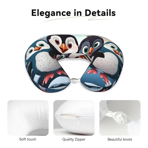 Almohada de viaje espuma viscoelástica 30 cm tamaño único miniatura 4