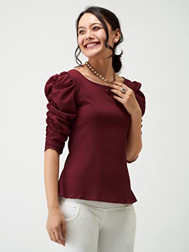 Image of AASK Casual Solid Women Top