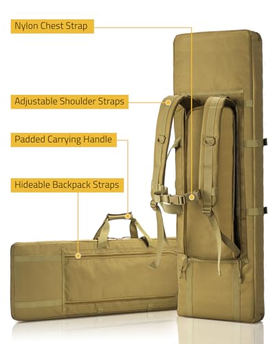 CVLIFE 36 Inch Tactical Rifle Bag